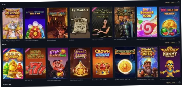 Tragamonedas en Cazeus Casino